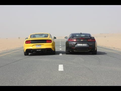 Drag Race: Ford Mustang 2018 vs Chevrolet Camaro 2018 Drag Race: Ford Mustang 2018 vs Chevrolet Camaro 2018