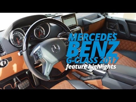 Mercedes Benz G-Class 2017 Feature Highlights | YallaMotor.com Mercedes Benz G-Class 2017 Feature Highlights | YallaMotor.com