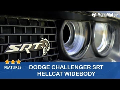 Dodge Challenger SRT Hellcat Widebody Features | YallaMotor