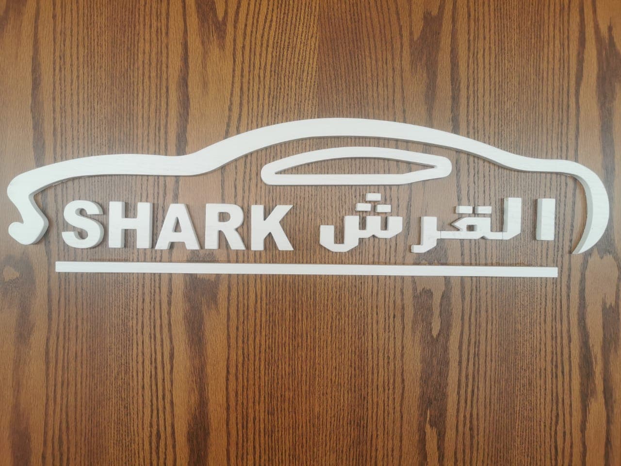The shark automobile logo
