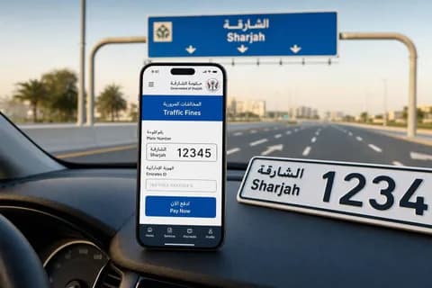 How to Check & Pay Traffic Fines Online in Sharjah How to Check & Pay Traffic Fines Online in Sharjah