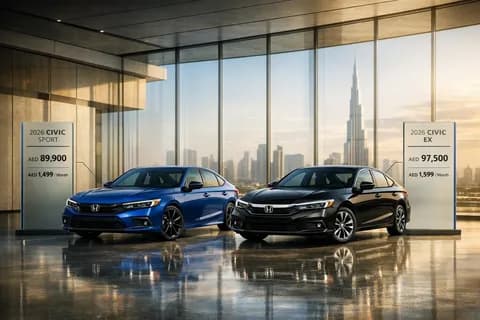 Honda Civic 2026 Price in UAE: Every Trim, Sport vs EX, and the Financing Offer You Should Actually Take Honda Civic 2026 Price in UAE: Every Trim, Sport vs EX, and the Financing Offer You Should Actually Take