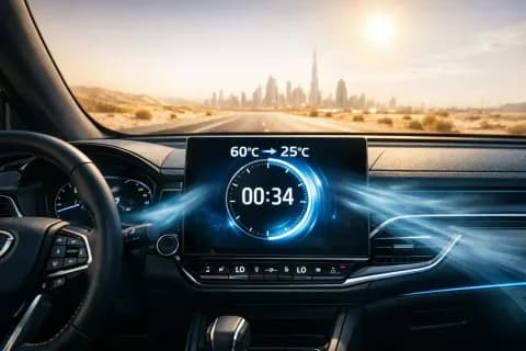 Summer Cabin Heat in the Gulf: 6 Cars With the Fastest AC Cool-Down Tested in 2026 Summer Cabin Heat in the Gulf: 6 Cars With the Fastest AC Cool-Down Tested in 2026