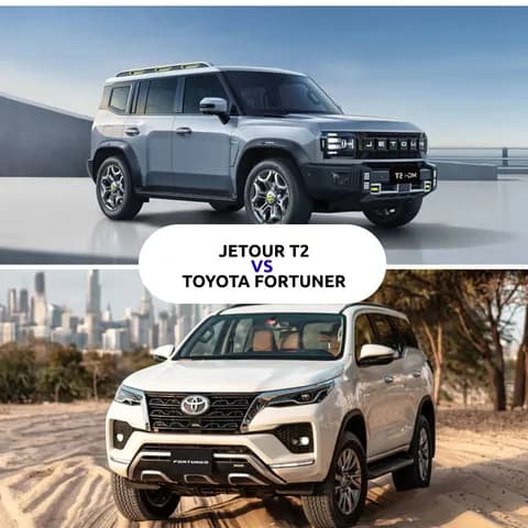 Jetour T2 vs Toyota Fortuner: Which SUV Is Better in the UAE? Jetour T2 vs Toyota Fortuner: Which SUV Is Better in the UAE?