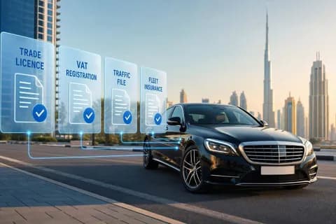 How to Register a Car for Your Business in the UAE 2026: Trade License, VAT & Fleet Insurance Made Simple How to Register a Car for Your Business in the UAE 2026: Trade License, VAT & Fleet Insurance Made Simple