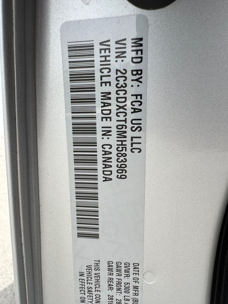 دودج تشارجر R/T 2021 مستعملة