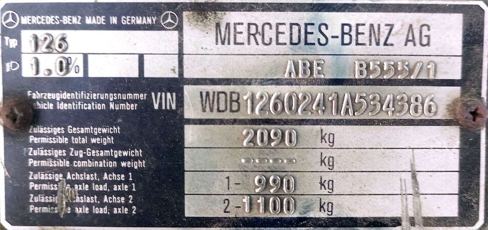 Used Mercedes-Benz 300 1990