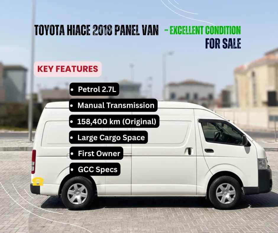Used Toyota Hiace 2.7L GL Panel Van (3-Seater) 2018 Used Toyota Hiace 2.7L GL Panel Van (3-Seater) 2018 used_cars.forSale