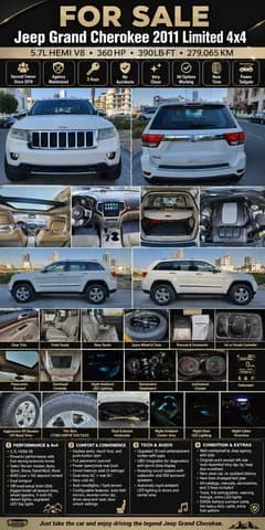 Used Jeep Grand Cherokee Limited 5.7L 2011