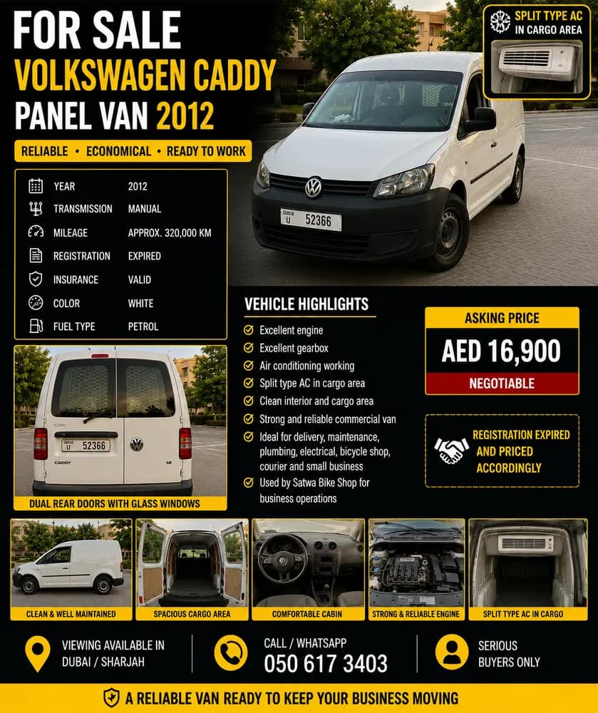 Used Volkswagen Caddy 2012
